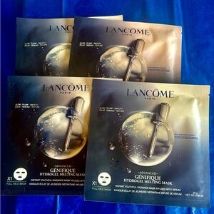 4 Pc Lancôme Advanced Génifique Hydrogel masks